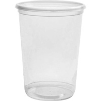Magik 32 oz. Clear Deli Container without Lid, Plastic, Round Ontario Packaging