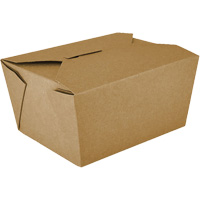 Kraft Take Out Food Containers, Corrugated, Recantgular JP919 | Ontario Packaging