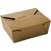 Kraft Take Out Food Containers, Corrugated, Recantgular JP923 | Ontario Packaging
