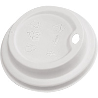 Compostable White Dome Sip Lids Ontario Packaging