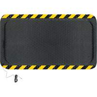 Tapis conductible Hog Heaven, 3' la x 5' lo, 5/8" &eacute;paisseur, Noir/Jaune, Nitrile Ontario Packaging