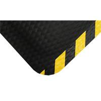 Tapis Hog Heaven, Losange, 4-4/5' x 8' x 7/8", Noir/Jaune, Nitrile Ontario Packaging