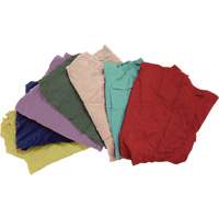 Recycled Material Wiping Rags, Fleece, Mix Colours, 25 lbs. JQ109 | Ontario Packaging