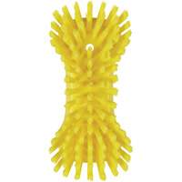 Hand Brush, Extra Stiff Bristles, 9-1/10" Long, Yellow JQ129 | Ontario Packaging