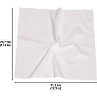 Washable Cleaning Cloths, Microfibre, White Ontario Packaging