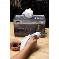 Washable Cleaning Cloths, Microfibre, White Ontario Packaging