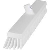 Heavy-Duty Push Broom, Fine/Stiff Bristles, 24", White JQ215 | Ontario Packaging