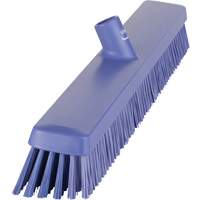 Heavy-Duty Push Broom, Fine/Stiff Bristles, 24", Purple JQ219 | Ontario Packaging