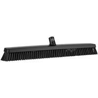 Heavy-Duty Push Broom, Fine/Stiff Bristles, 24", Black JQ221 | Ontario Packaging