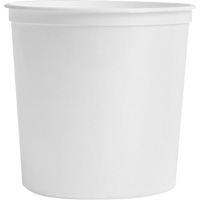 Food Storage Container, Plastic, 2 L Capacity, White JQ326 | Ontario Packaging