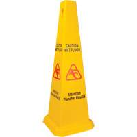 Wet Floor Safety Cone, Bilingual with Pictogram Ontario Packaging