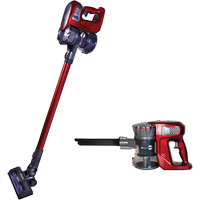 Rapid Red Cordless Stick Vacuum, Dry, 0.5 US Gal. (1.89 Litres) Ontario Packaging