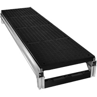 FOUNDATION Smooth Modular Aluminum Work Platform Kit, 18" W x 72" D, 400 lbs. Capacity, All-Welded Ontario Packaging