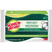 Scotch-Brite&reg; Heavy Duty Scrub Sponge, Scrubbing, 2-3/5" W x 4-2/5" L Ontario Packaging