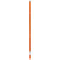 Handle, Broom/Brush/Dust Mop/Pad Holder/Scraper/Squeegee/Wet Mop, Orange, Telescopic, 62" - 109-2/5" L Ontario Packaging