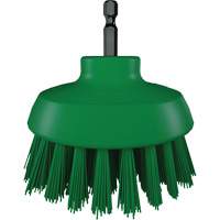 HyDrive Round Drill Brush, Extra Stiff Bristles, 3-1/10" Long, Green Ontario Packaging