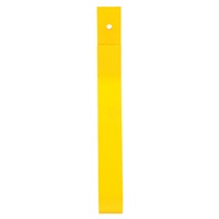 Poteau de garde-corps, Acier, 10-3/4" lo x 24" h, Jaune Ontario Packaging