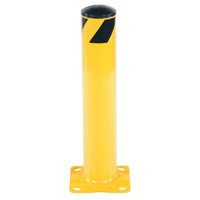 Safety Bollard, Steel, 24" H x 4.5" W, Yellow Ontario Packaging