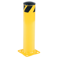 Safety Bollard, Steel, 24" H x 5-1/2" W, Yellow Ontario Packaging