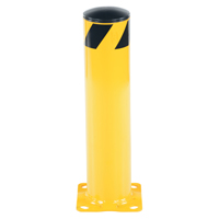 Safety Bollard, Steel, 24" H x 5-1/2" W, Yellow Ontario Packaging