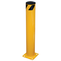 Safety Bollard, Steel, 36" H x 5.5" W, Yellow Ontario Packaging