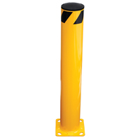 Safety Bollard, Steel, 36" H x 5.5" W, Yellow Ontario Packaging