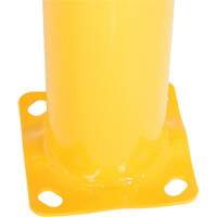 Bollard, Steel, 42" H x 5-1/2" W, Yellow Ontario Packaging