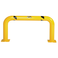 High Profile Machinery Guards, 4' W x 2' H, Yellow Ontario Packaging