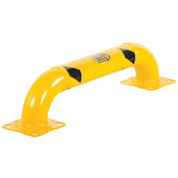 Low Profile Rack Guards, 3' W x 0.75' H, Yellow Ontario Packaging