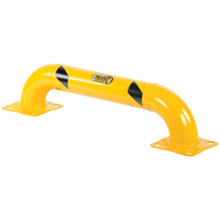 Low Profile Rack Guards, 3' W x 0.75' H, Yellow Ontario Packaging