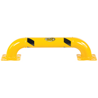 Low Profile Rack Guards, 3' W x 0.75' H, Yellow Ontario Packaging