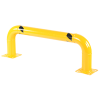 Low Profile Rack Guards, 4' W x 1.4' H, Yellow Ontario Packaging