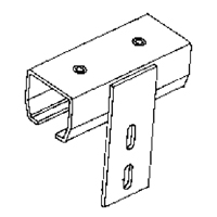 Curtain Partition Wall Connector KB020 | Ontario Packaging