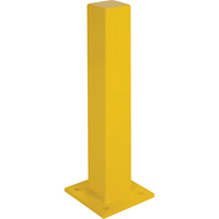 Heavy-Duty Bollards, Steel, 24" H x 4" W, Yellow Ontario Packaging