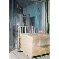 Strip Curtain Doors, 10' x 10' Door Opening, 12" Strip Width, 0.120" Strip Thickness Ontario Packaging