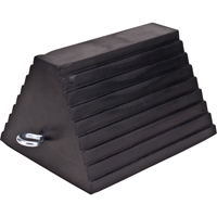 Wheel Chock, 9" x 8" x 6", Black Ontario Packaging
