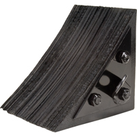 Wheel Chock, 8" x 8" x 8", Black Ontario Packaging