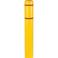 Polyethylene Bollard Covers, 6-5/8" Dia. x 52" L, Yellow Ontario Packaging