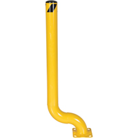 Borne d&eacute;sax&eacute;e, Acier, 54" h x 4-1/2" la, Jaune Ontario Packaging
