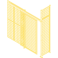 Wire Mesh Partition Components - Hardware KH944 | Ontario Packaging