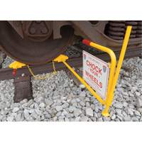 Single Rail Chock With Flag Rail Combo KH984 | Ontario Packaging