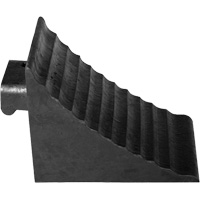 Wheel Chock, 9-3/4" x 7-1/4" x 7-3/4", Black KI254 | Ontario Packaging
