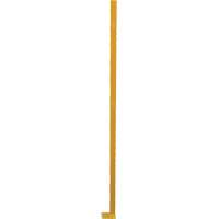 Adjustable Perimeter Guard Corner Post, 4" W x 72" H, Yellow Ontario Packaging