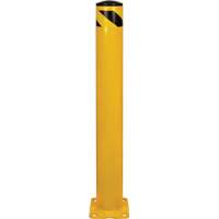 Safety Bollard, Steel, 42" H x 5-1/2" W, Yellow Ontario Packaging