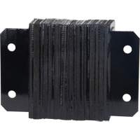 Butoirs de quai lamell&eacute;s, Horizontal, Caoutchouc, 12" la x 4" p x 10" h Ontario Packaging