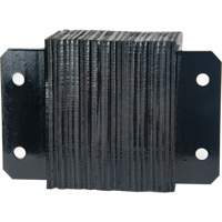 Laminated Dock Bumpers, Horizontal, Rubber, 12" W x 6" D x 10" H Ontario Packaging
