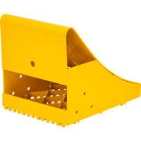 Ice Chocks, Steel, Yellow, 8-1/16" W x 10-5/8" D x 8-13/16" H Ontario Packaging