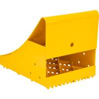 Ice Chocks, Steel, Yellow, 8-1/16" W x 10-5/8" D x 8-13/16" H Ontario Packaging
