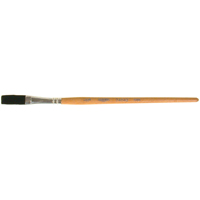 One Stroke Paint Brush, 3/8" Brush Width, Ox Hair, Wood Handle KP204 | Ontario Packaging