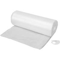 Drop sheet, 400' L x 9' W, Plastic KQ208 | Ontario Packaging